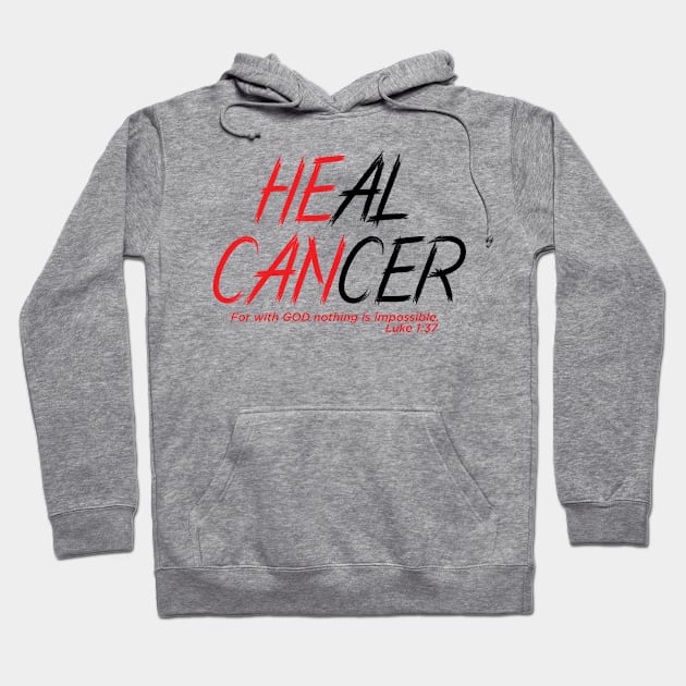 He can heal cancer! Hoodie by Kuys Ed
